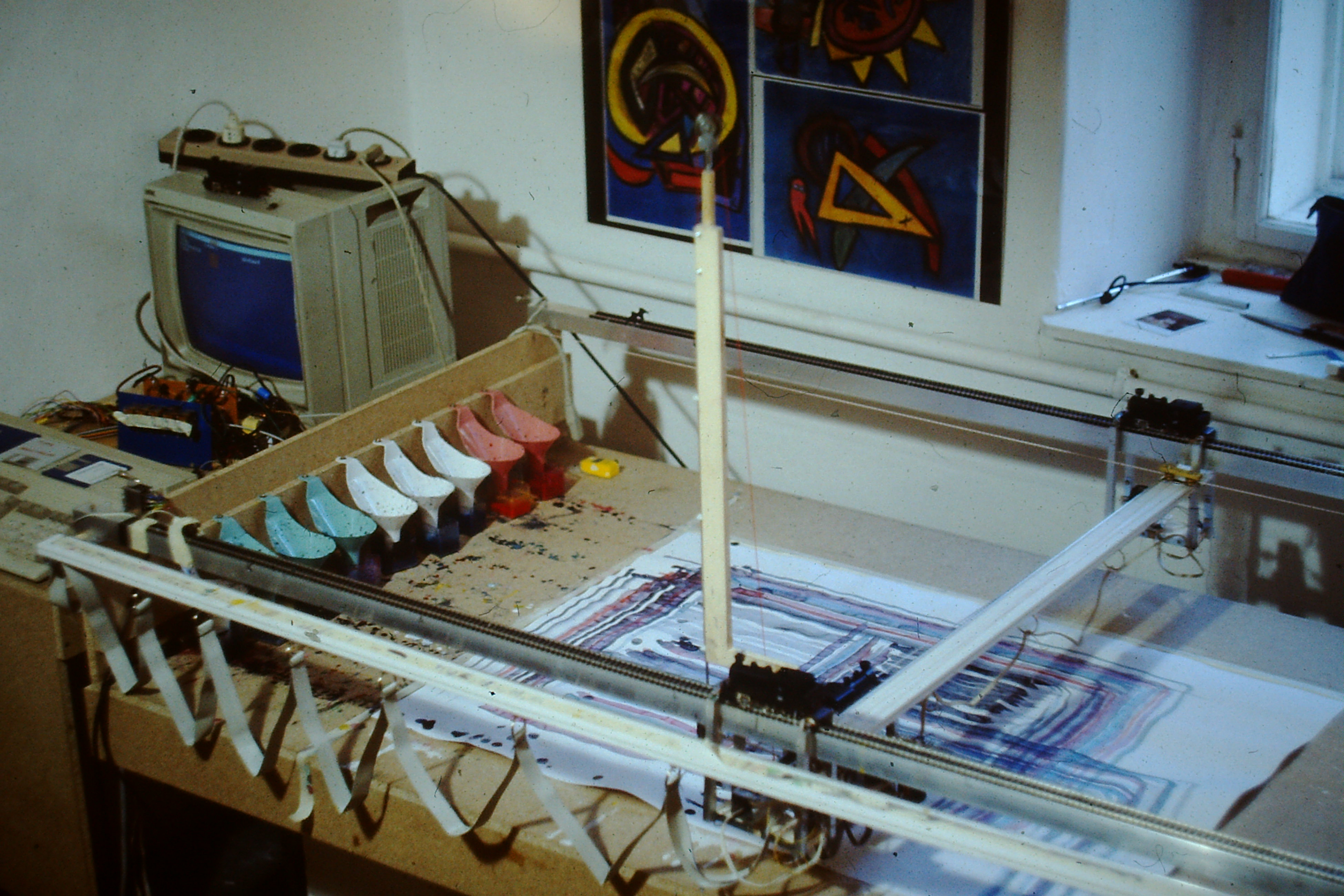 Malroboter 1990 -1993 Andreasgasse